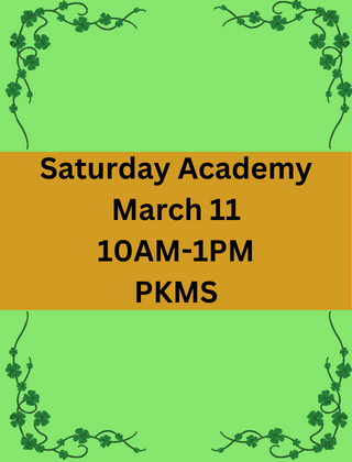  Saturday Academy Flyer 